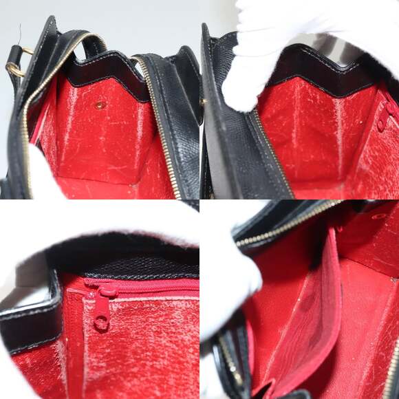 CELINE Hand Bag Leather Black Gold - Picture 12 of 13